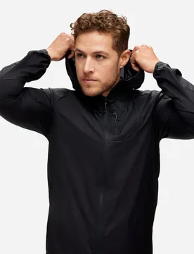 Men's Skyflow Jacket in Black, Size XL - HOKA - FashionsVida