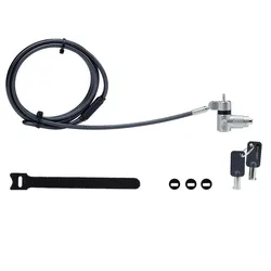 Câble De Sécurité Pour Ordinateur Portable Universal Black One Size unisex