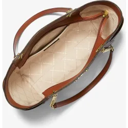 Bolso de hombro jet set grande con logotipo