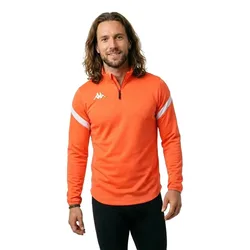Sweat à Demi-zip Dolvole Orange Flame / White 2XL