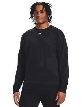 Sweat-shirt Rival Fleece Crew Black 001 / White 100 XL - Under armour - FashionsVida