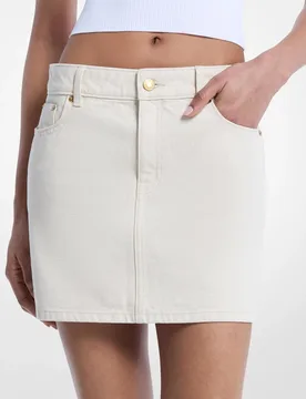 Minifalda vaquera 100% algodón - MICHAEL Michael Kors - FashionsVida