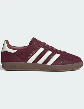 SCARPE GAZELLE INDOOR 46 2/3 Maroon / Off White / Burgundy - Adidas - FashionsVida