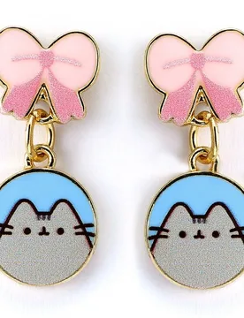 Ohrstecker - Bow - goldfarben - Lizenzierter Fanartikel - Unisex - unisex - Pusheen - FashionsVida