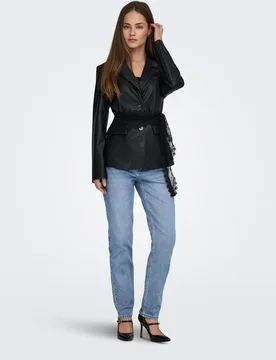 Vaquero denim de mujer recto de tiro alto - Only - FashionsVida