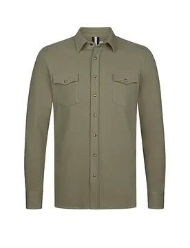 Profuomo Sobrecamisa verde L - Profuomo - FashionsVida