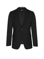 Sakko Slim Fit H-HUGE schwarz 56 Herren