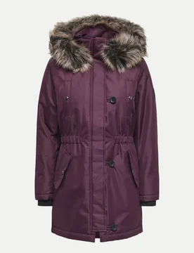 Langer Parka ONLIRIS Violett XS - Only - FashionsVida