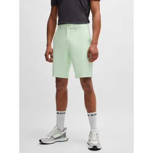 Mens Open Green Commuter Short - Male - Green - W28 - BOSS - FashionsVida