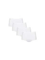 Slip MAXI BASIC 4-er weiss weiss 50 damen