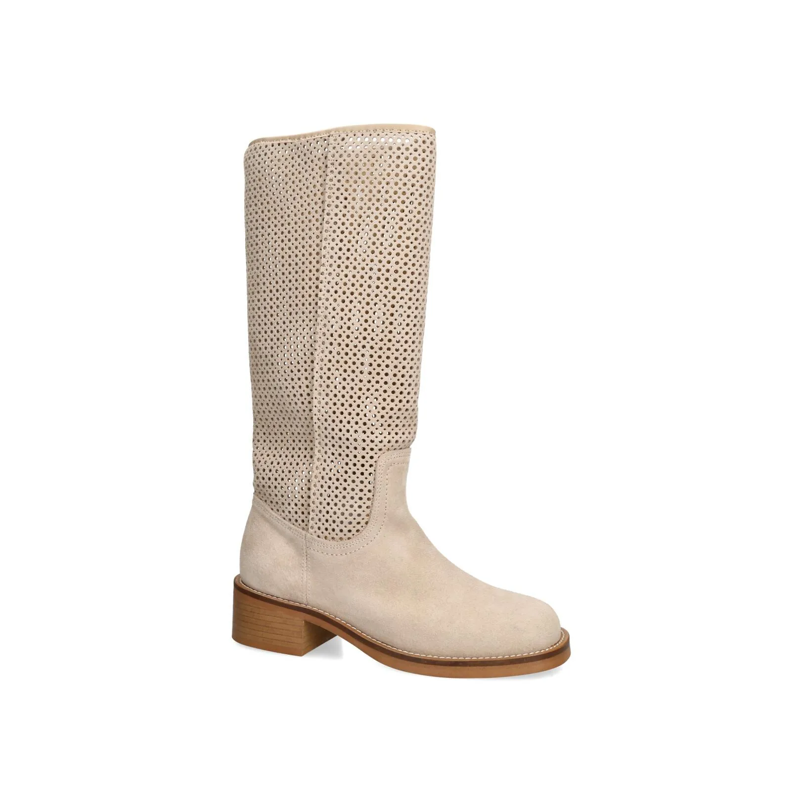 Womens Suede Riggs Boots - Beige - Size Uk 8 - Steve madden - FashionsVida