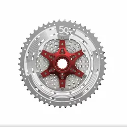 Cassetta pignoni MTB CSMX8 11v Shimano Sram Light 11-50 silver
