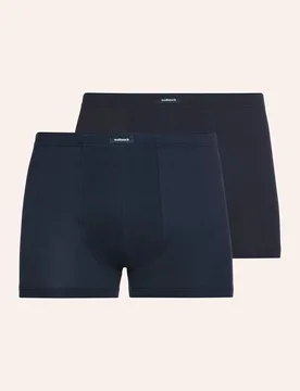 Modal Pants 2er Set, #noch offen: Größenlauf, Farbe Blau, 8(XXL), softer Baumwoll-/Modal-Mix extra bequem, da elastisch Herren - Walbusch - FashionsVida