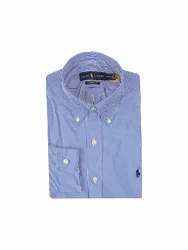 Camicia Custom Fit blu XXL