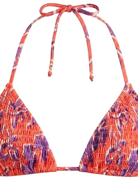 Top de bikini de triángulo y nido de abeja - The-Are - FashionsVida