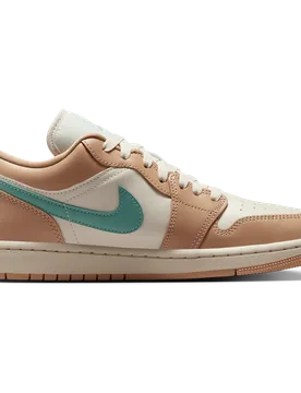 AJ1 Low Women's Sneakers - Beige - Size 4.5 - Leather - Beige - Size: 4.5 - Jordan - FashionsVida