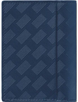 Tarjetero unisex de piel color azul - Montblanc - FashionsVida