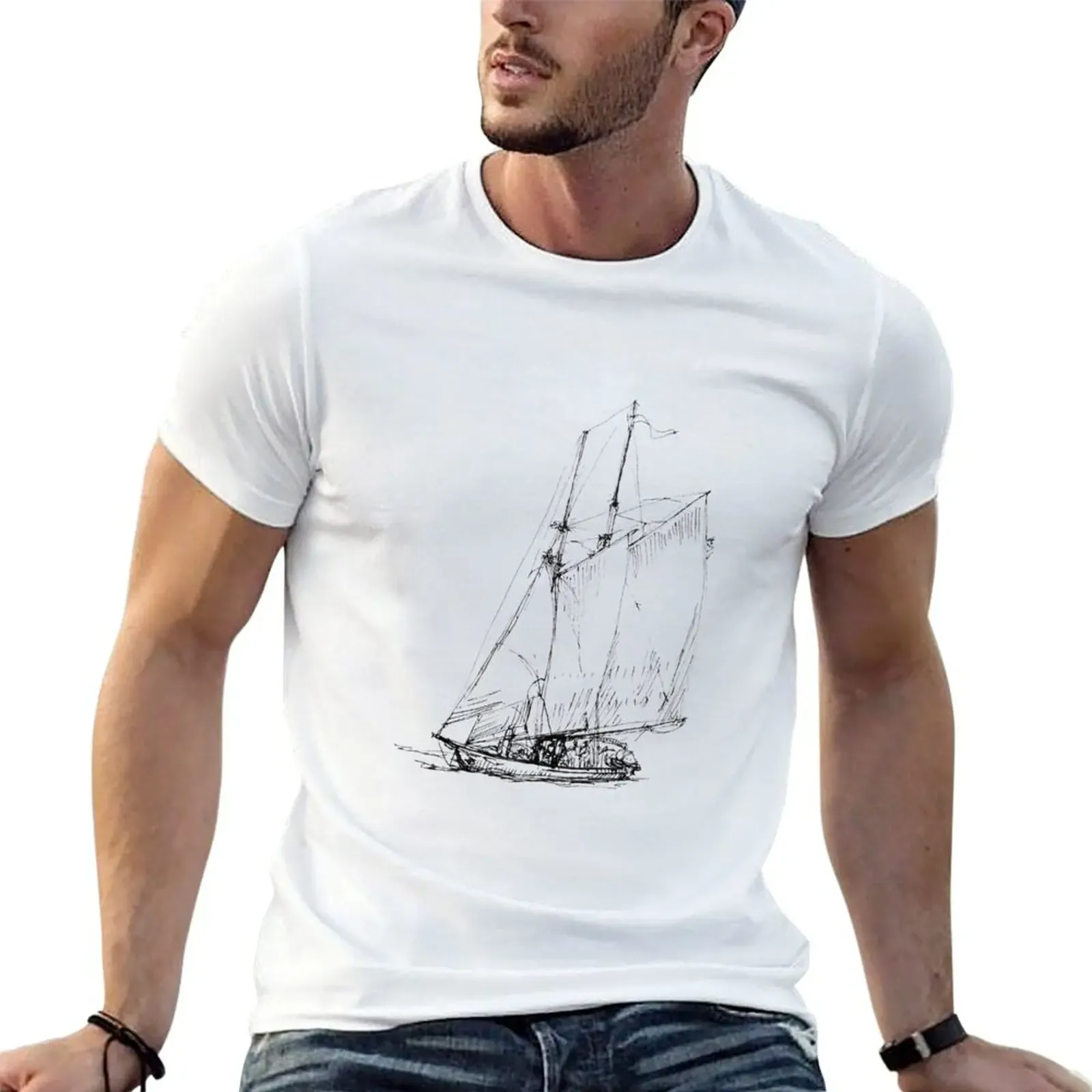 Schooner Adventuress T-Shirt Tough Fabric Work Tee - Aliexpress - FashionsVida