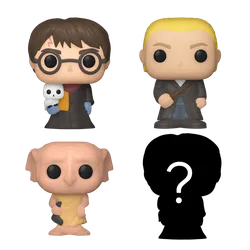 Bitty POP! Harry Potter: Harry Potter, Draco Malfoy & Dobby 4-Pack