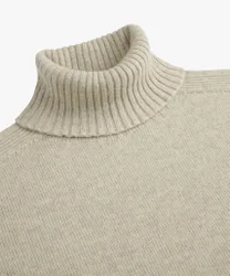 XXL PULLOVER ROLL NECK L BEIGE male
