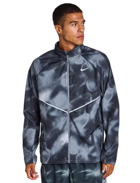 Miler Men Track Tops - Black - Size XXL - Poly Woven - Black - Size: 2X-Large - Nike - FashionsVida