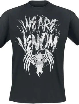 Marvel T-Shirt - We Are Venom - S bis XL - für Männer - Größe S - schwarz - Lizenzierter Fanartikel - Männer - male - Venom (Marvel) - FashionsVida