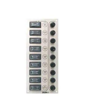 Waterproof Switch Sp Ultra Panel Stainless Steel 9 unisex - Lalizas - FashionsVida