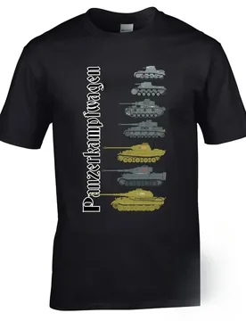 Wehrmacht Panzer Military Tanks Armour T Shirt. New 100% Cotton Short Sleeve O-Neck T-shirt Casual Mens Top - Aliexpress - FashionsVida