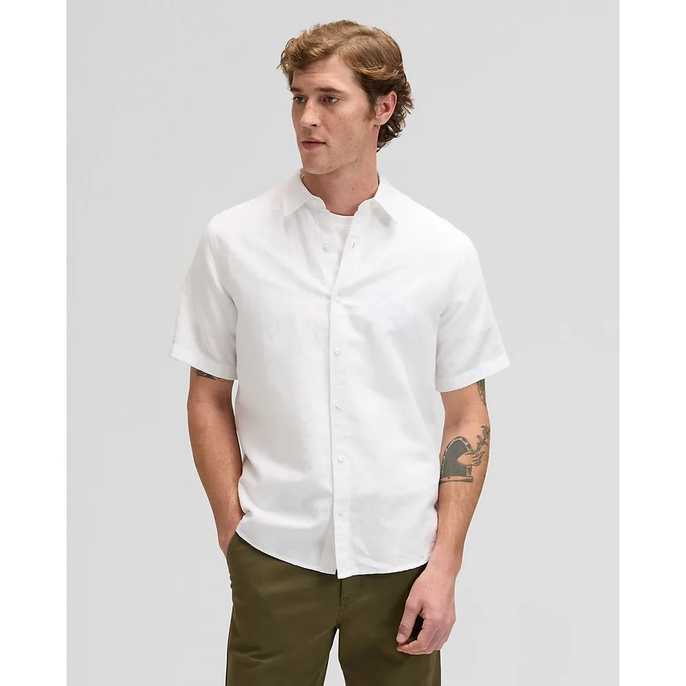 Camisa de hombre de manga corta y corte regular - Lee - FashionsVida