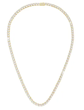 VANAXIN Luxury Hip Hop 5m Tennis Necklace Iced Out 14k Gold Plated Cubic Zirconia Fine Jewelry Wholesale - Aliexpress - FashionsVida