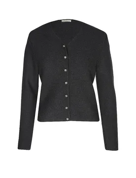 Cardigan tradizionale Slim Fit ANNA nero XL - Gottseidank - FashionsVida