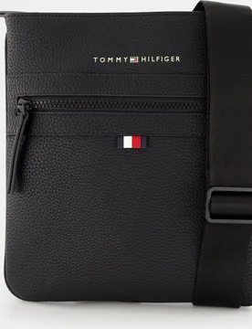 Bandolera mediana en con bolsillo frontal y logo - Tommy Hilfiger - FashionsVida