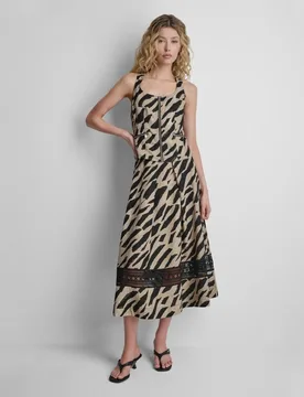 Top de mujer sin mangas y cierre de cremallera - DKNY - FashionsVida
