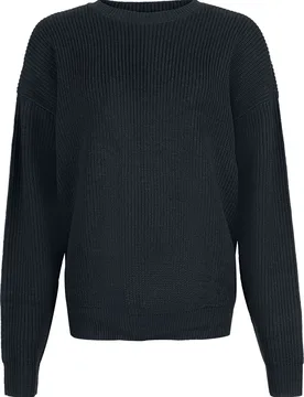 Strickpullover - Essential - S bis XXL - für Damen - Größe L - schwarz - Frauen - female - Black Premium by EMP - FashionsVida