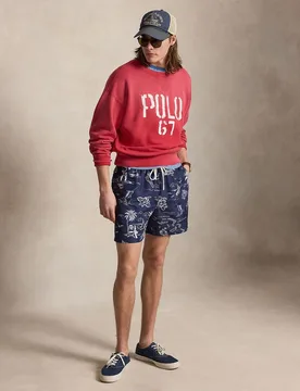 Bañador bermuda de hombre con estampado - Polo Ralph Lauren - FashionsVida