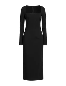 Dolce&Gabbana Vestido midi Mujer Negro 34,36,38 Mujer - Dolce & Gabbana - FashionsVida