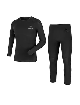 Conjunto de ropa interior funcional para hombre negro L - Reusch - FashionsVida