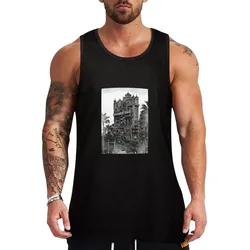 Tower of Terror Tank Top Dry Fit Workout Tank Top Sleeveless Athletic Shirt