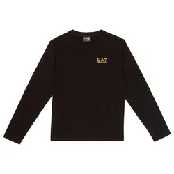 Ea7 Maglietta A Maniche Lunghe 7b000021_af10378 Black / Mc004 6 Anni