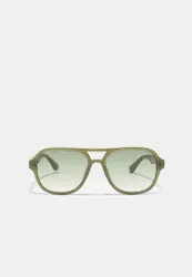 Brille mit Doppelsteg Khaki OS