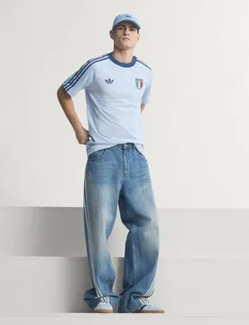 T-shirt Italia Originals S Aeroblue - Adidas - FashionsVida