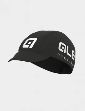 Cappellino ciclismo COTTON nero-bianco 2026 - ALE' - FashionsVida
