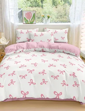 Juego de 2/3 piezas de funda nórdica, funda de edredón, juego de ropa de cama, juego de funda de edredón suave para la piel, juego de ropa de cama - Shein - FashionsVida