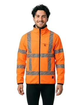 Pull En Polaire Avec Fermeture éclair High Visibility Orange XL - MASCOT - FashionsVida