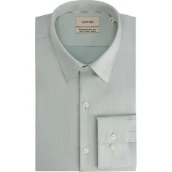 Camisa de hombre de vestir slim con estructura