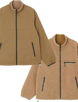 Veste chaude et réversible - Reversible Sherpa Jacket Beige/Tan en Nylon - Taille S - Gramicci - FashionsVida