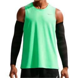 Dri-fit miler camiseta entrenamiento tirantes hombre Verde (XL)
