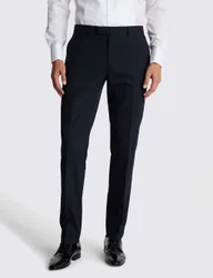 Slim Fit Stretch Suit Trousers Dark Navy male