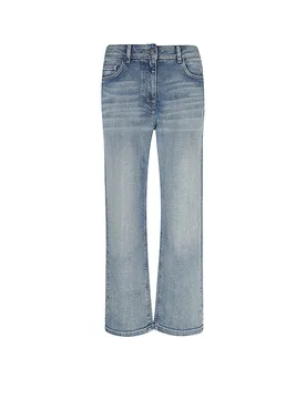 Vaqueros de corte recto azul 40 - Luisa Cerano - FashionsVida