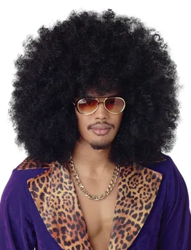 Riesen Afro Perücke schwarz - KARNEVAL-MEGASTORE - FashionsVida